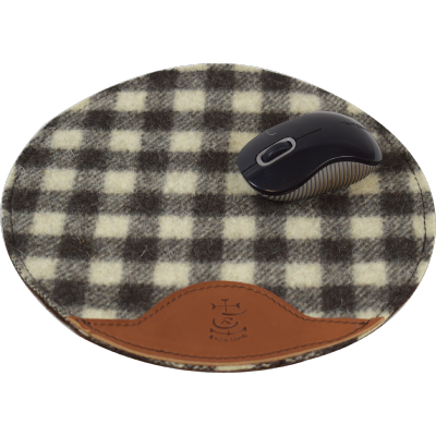 Tapis de souris en Laine Damier