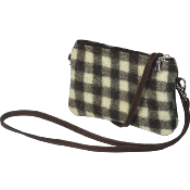 Pochette Bandoulire en Laine Damier