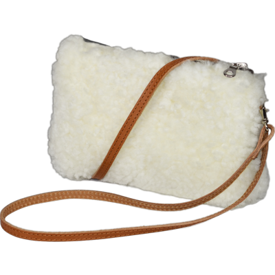 Pochette Bandoulière en Peau de Mouton Curly