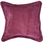 Coussin en Cuir Velours - Moyen Modle